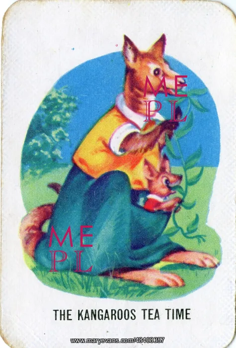  : Old Maid card game - The Kangaroos Tea Time