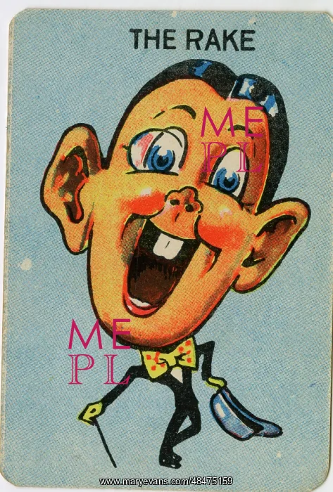  : Old Maid card - The Rake