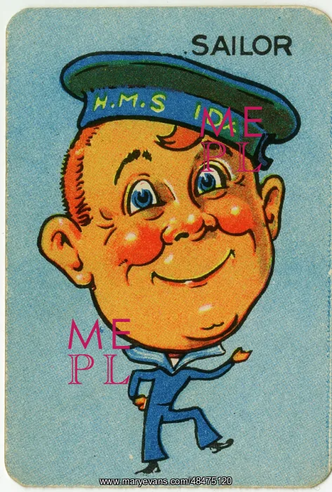  : Old Maid card - Sailor