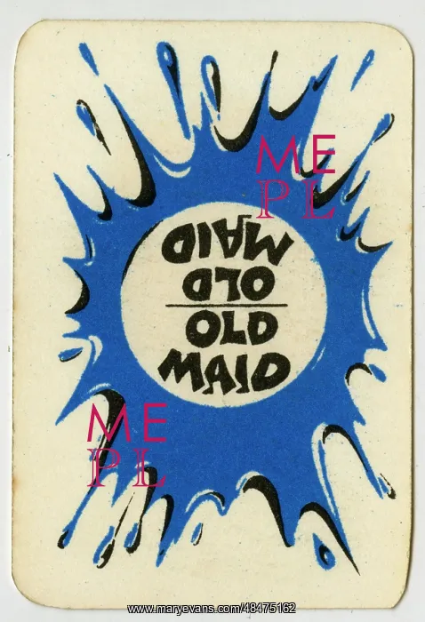  : Old Maid reissue - card back design
