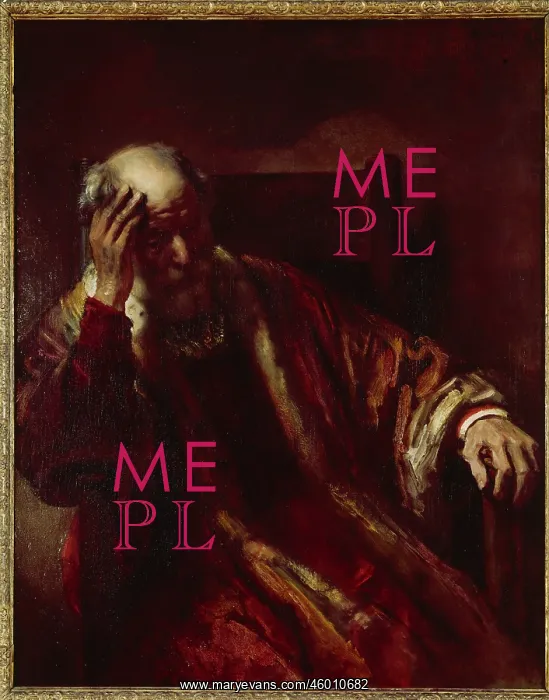 : An Old Man In An Armchair : An Old Man In An Armchair