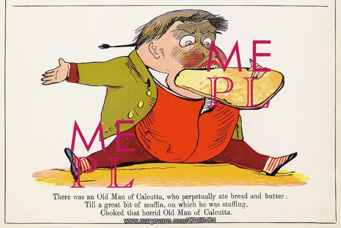 : Old Man of Calcutta, Edward Lear : Old Man of Calcutta, Edward Lear