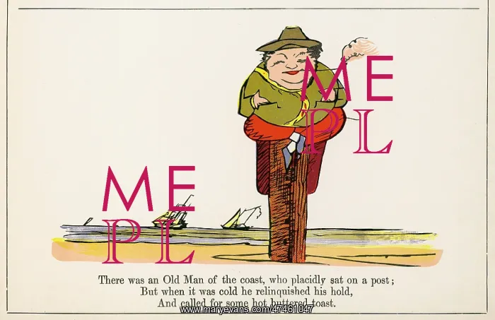 : Old Man of the Coast, Edward Lear : Old Man of the Coast, Edward Lear