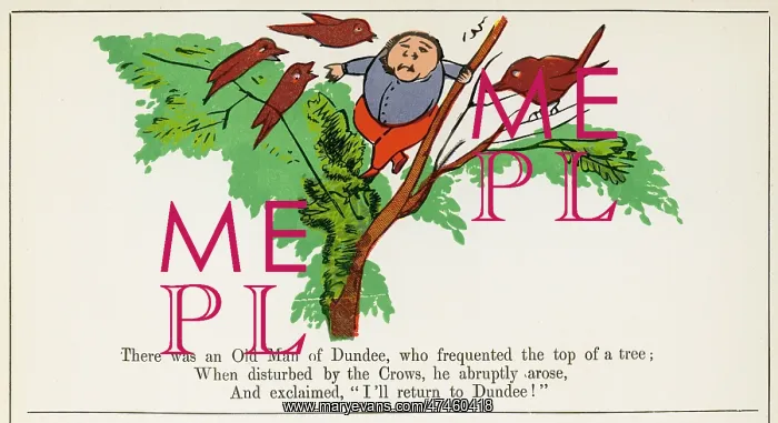 : Old Man of Dundee, Edward Lear : Old Man of Dundee, Edward Lear