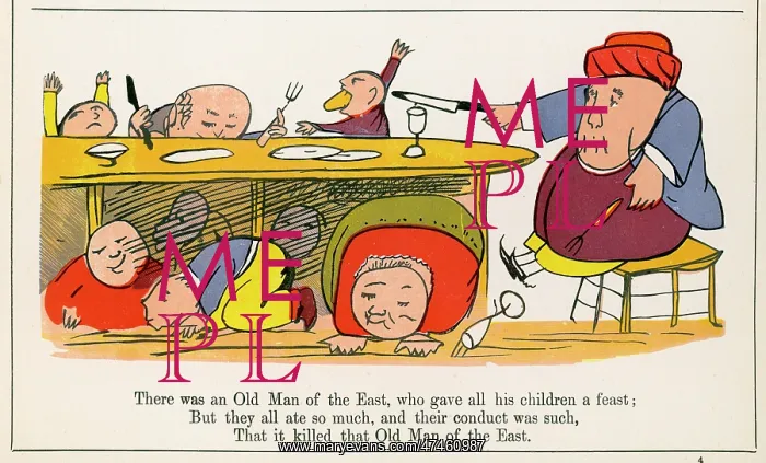 : Old Man of the East, Edward Lear : Old Man of the East, Edward Lear
