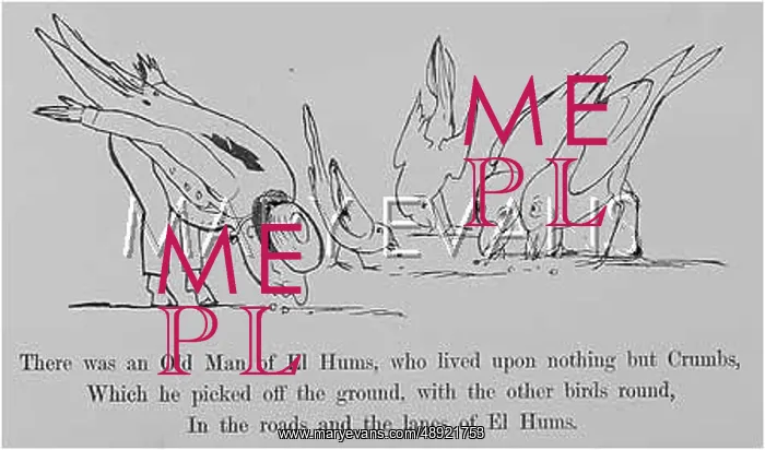 : Old Man of El Hums, Edward Lear : Old Man of El Hums, Edward Lear