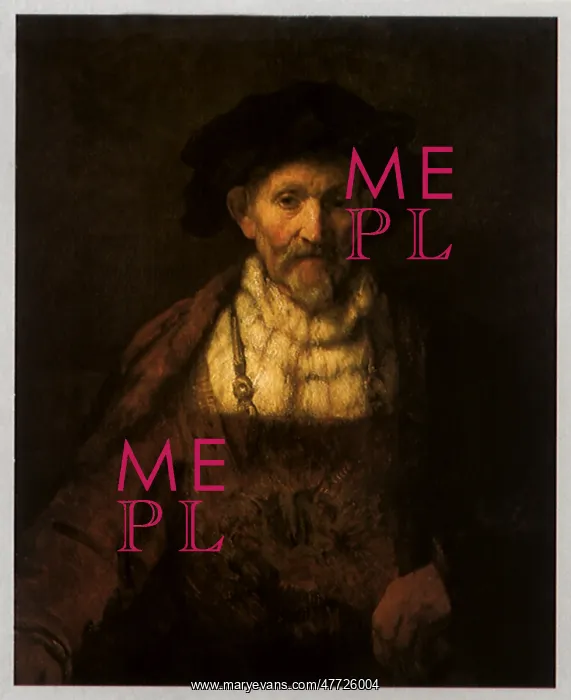  : An Old Man in Fanciful Costume