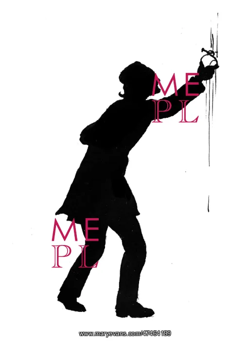 : A old man (in silhouette) : A old man (in silhouette)