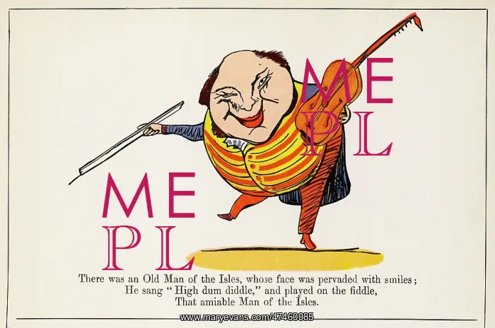 : Old Man of the Isles, Edward Lear : Old Man of the Isles, Edward Lear