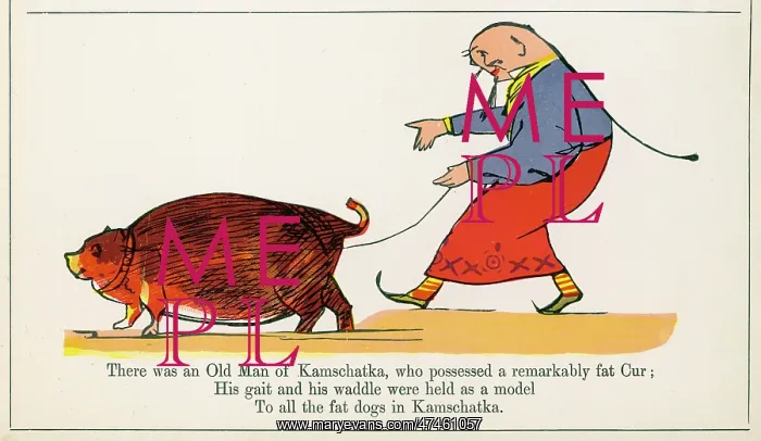 : Old Man of Kamschatka, Edward Lear : Old Man of Kamschatka, Edward Lear