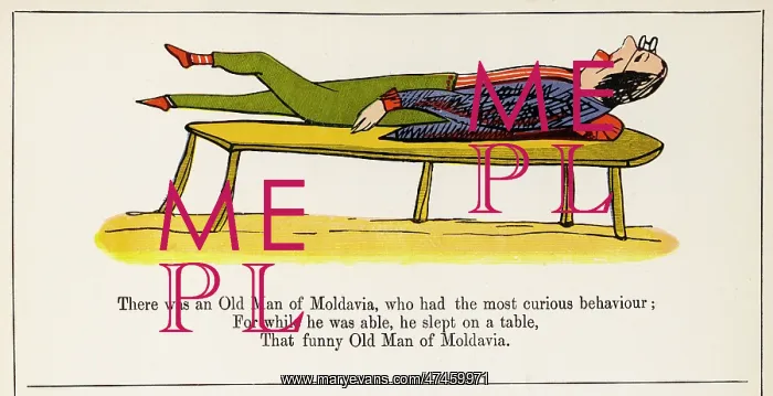 : Old Man of Moldavia, Edward Lear : Old Man of Moldavia, Edward Lear