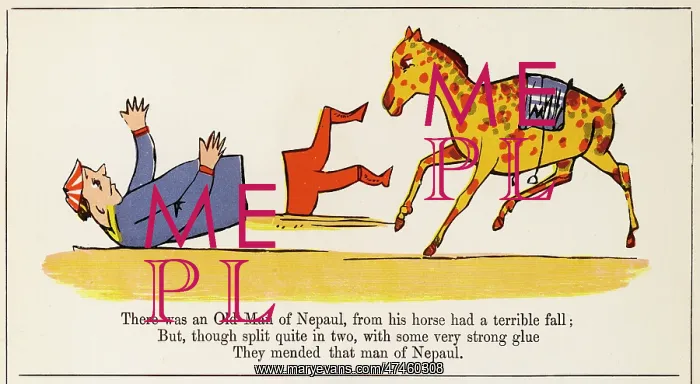 : Old Man of Nepaul, Edward Lear : Old Man of Nepaul, Edward Lear