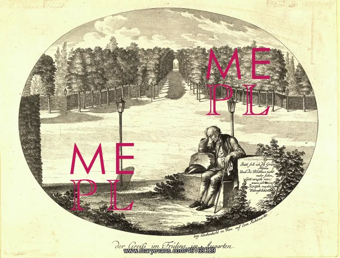 : The old man in the spring in the Augarten. 1781 : The old man in the spring in the Augarten. 1781