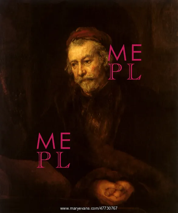 : An Old Man as St Paul, by Rembrandt : An Old Man as St Paul, by Rembrandt