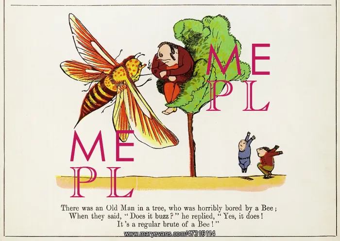 : Old Man in a Tree, Edward Lear : Old Man in a Tree, Edward Lear