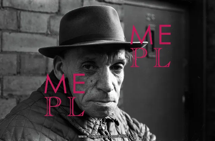 : Old man in trilby hat, Stoke : Old man in trilby hat, Stoke