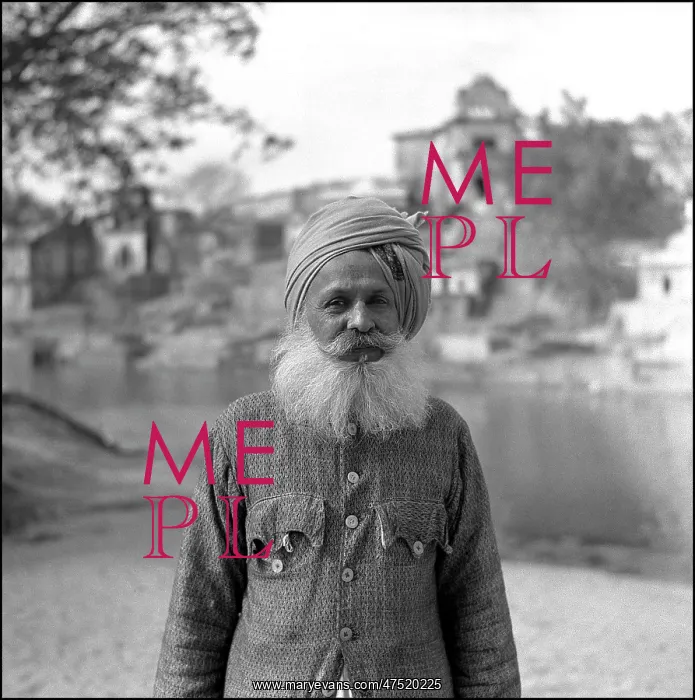 : Old man at Varanasi, River Ganges, India : Old man at Varanasi, River Ganges, India