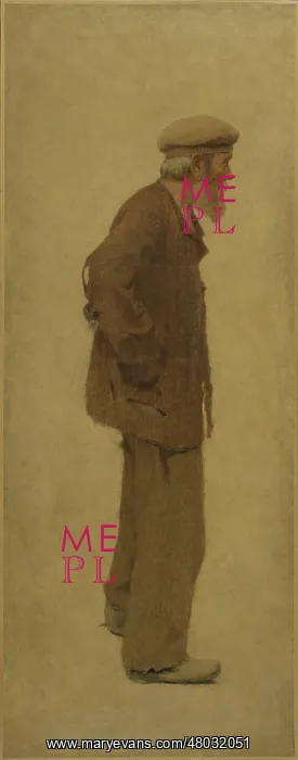 : Old man wearing a beret : Old man wearing a beret