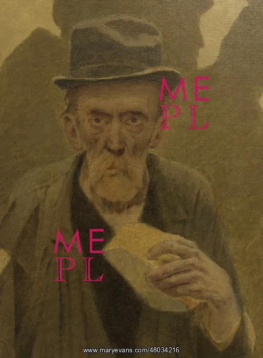 : Old man wearing rags, a beggar : Old man wearing rags, a beggar