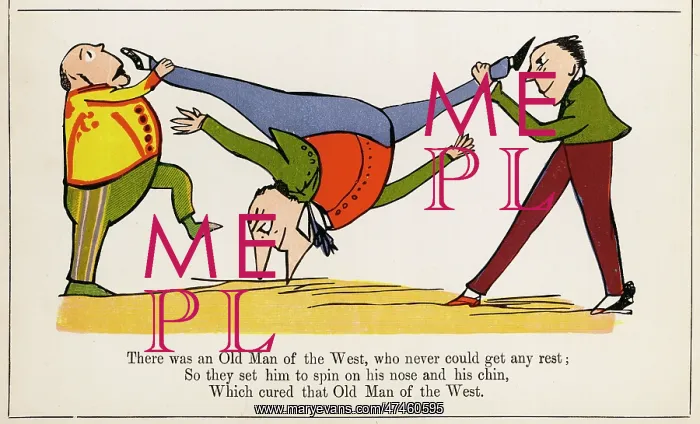 : Old Man of the West, Edward Lear : Old Man of the West, Edward Lear