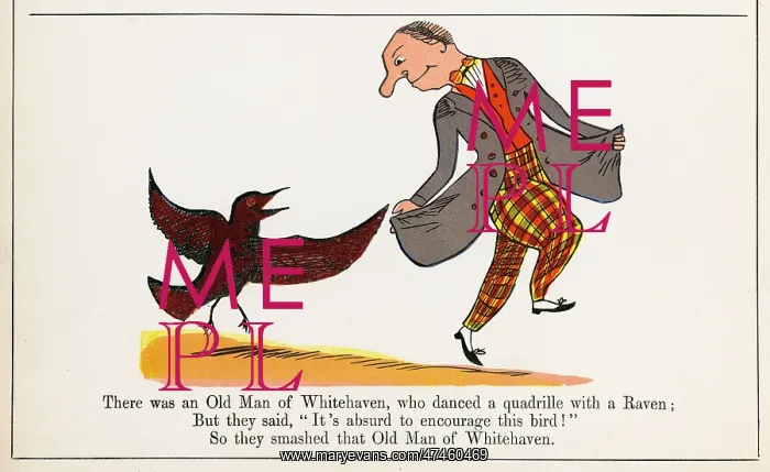 : Old Man of Whitehaven, Edward Lear : Old Man of Whitehaven, Edward Lear