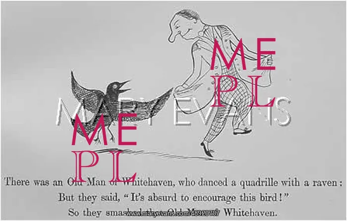 : Old Man of Whitehaven, Edward Lear : Old Man of Whitehaven, Edward Lear