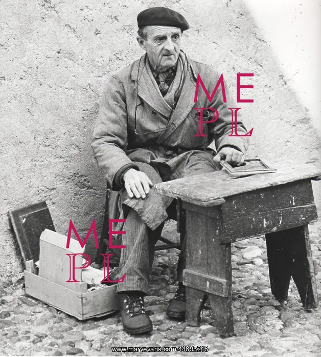 : Old man working on the street : Old man working on the street