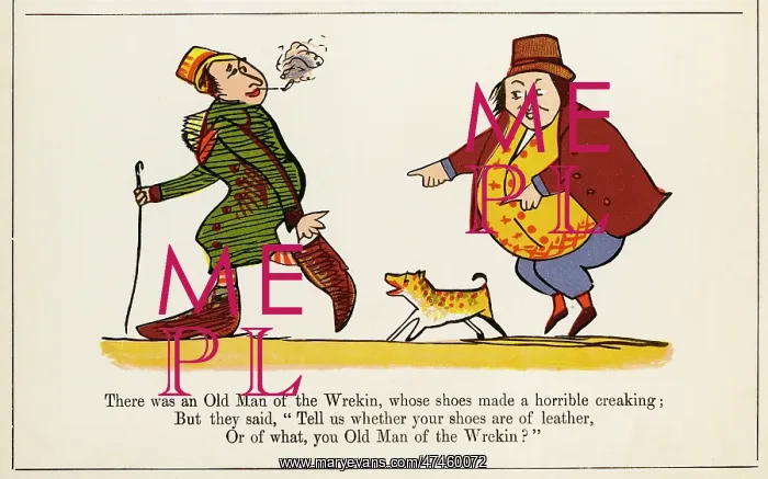 : Old Man of the Wrekin, Edward Lear : Old Man of the Wrekin, Edward Lear