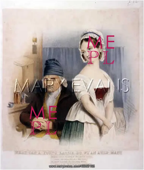: OLD MAN / YOUNG WIFE C1850 : OLD MAN / YOUNG WIFE C1850