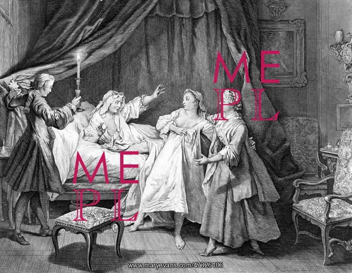 : OLD MAN / YOUNG WOMAN 18C : OLD MAN / YOUNG WOMAN 18C