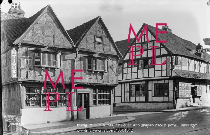 : The Old Market House and Spread Eagle Hotel : The Old Market House and Spread Eagle Hotel