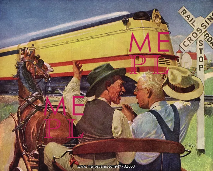  : Old Men argue before Train