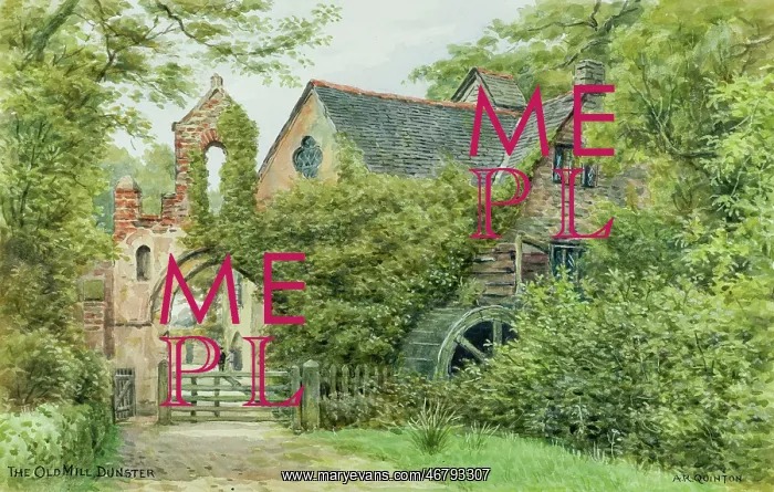 : Old Mill, Dunster, Exmoor, Somerset : Old Mill, Dunster, Exmoor, Somerset