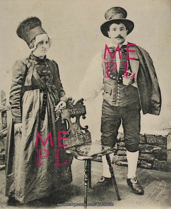 : Old Montafon folk costume : Old Montafon folk costume