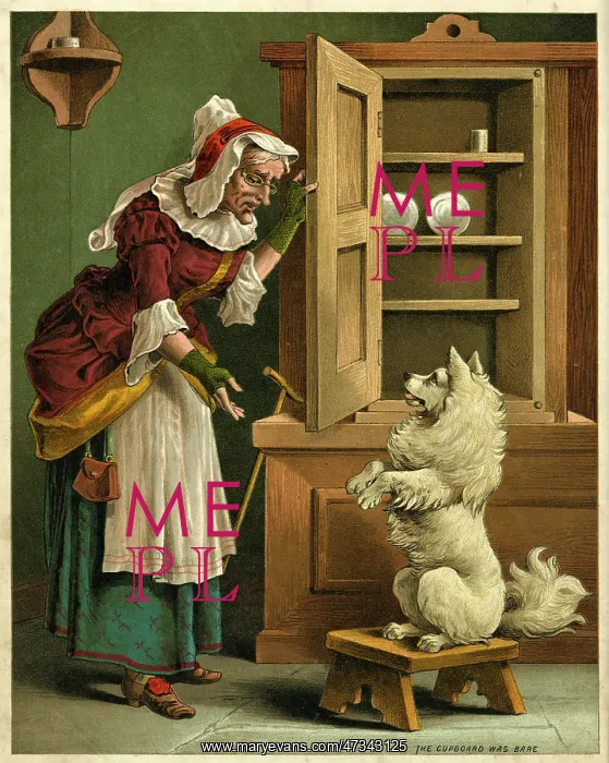 : Old mother hubbard: went to the cupboard : Old mother hubbard: went to the cupboard