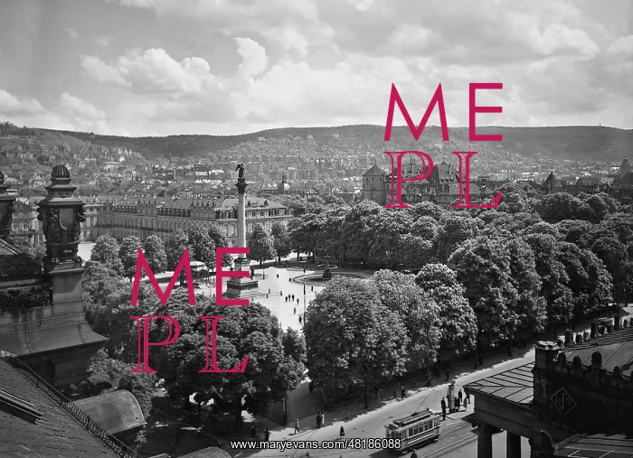 : Old and New Castle in Stuttgart : Old and New Castle in Stuttgart