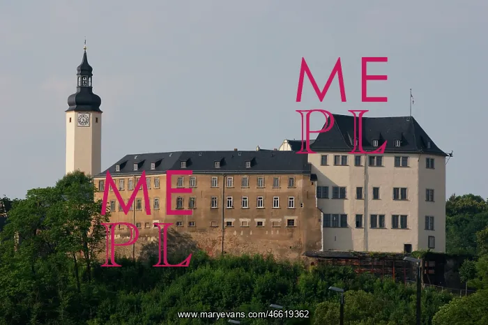 : Old and new castles, Greiz, Thuringia, Germany : Old and new castles, Greiz, Thuringia, Germany