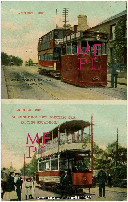 : The old and new forms of Accrington's Trams : The old and new forms of Accrington's Trams