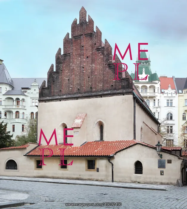 : Old New Synagogue, Jewish quarter, Prague, Czech Republic : Old New Synagogue, Jewish quarter, Prague, Czech Republic