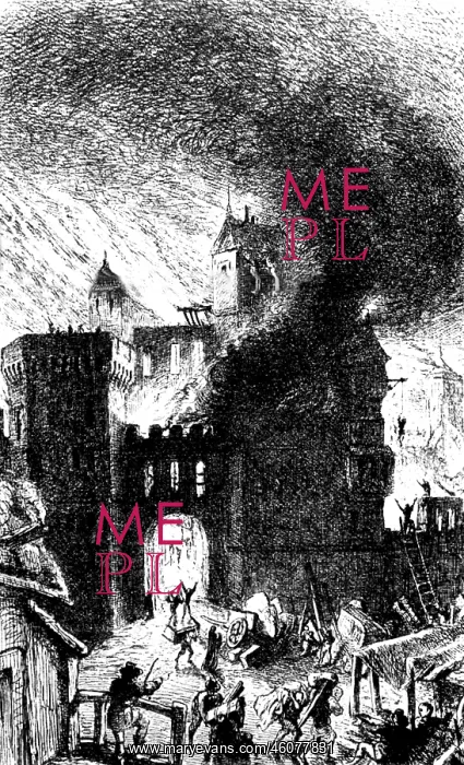 : Old Newgate in flames : Old Newgate in flames