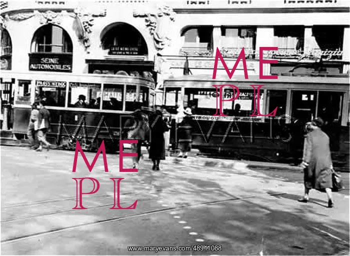 : OLD PARIS TRAM SYSTEM : OLD PARIS TRAM SYSTEM