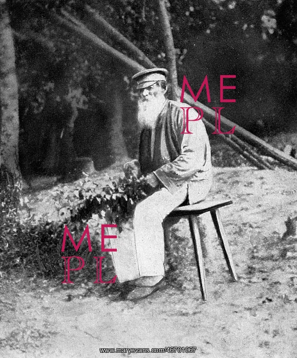 : Old peasant man, Russia, WW1 : Old peasant man, Russia, WW1