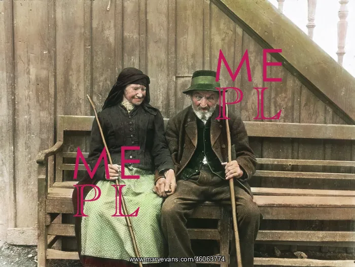 : Old peasant and old peasant woman : Old peasant and old peasant woman