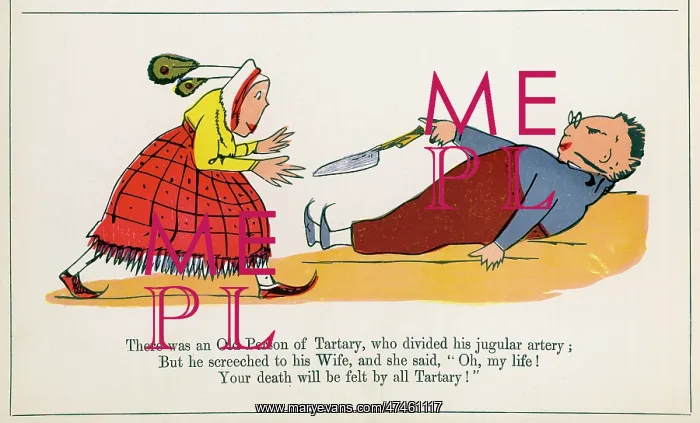 : Old Person of Tartary, Edward Lear : Old Person of Tartary, Edward Lear