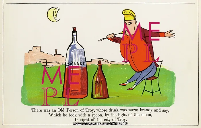 : Old Person of Troy, Edward Lear : Old Person of Troy, Edward Lear