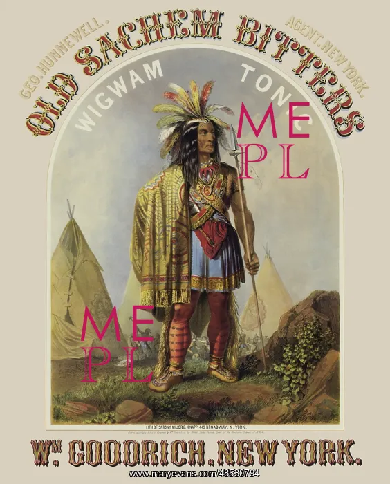 : Old Sachem Bitters Wigwam Tonic : Old Sachem Bitters Wigwam Tonic