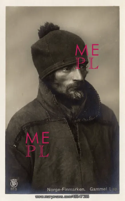 : Old Sami Man from Finnmark County, Norway : Old Sami Man from Finnmark County, Norway