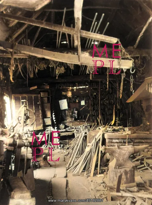 : OLD SMITHY INTERIOR : OLD SMITHY INTERIOR