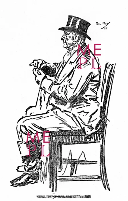 : An old sport by Phil May - Elderly Huntsman : An old sport by Phil May - Elderly Huntsman