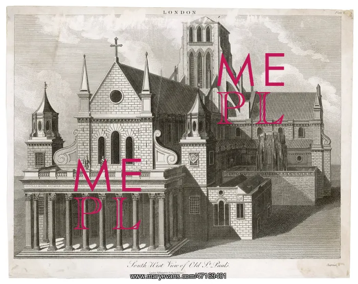  : OLD ST PAUL'S CATHEDRAL